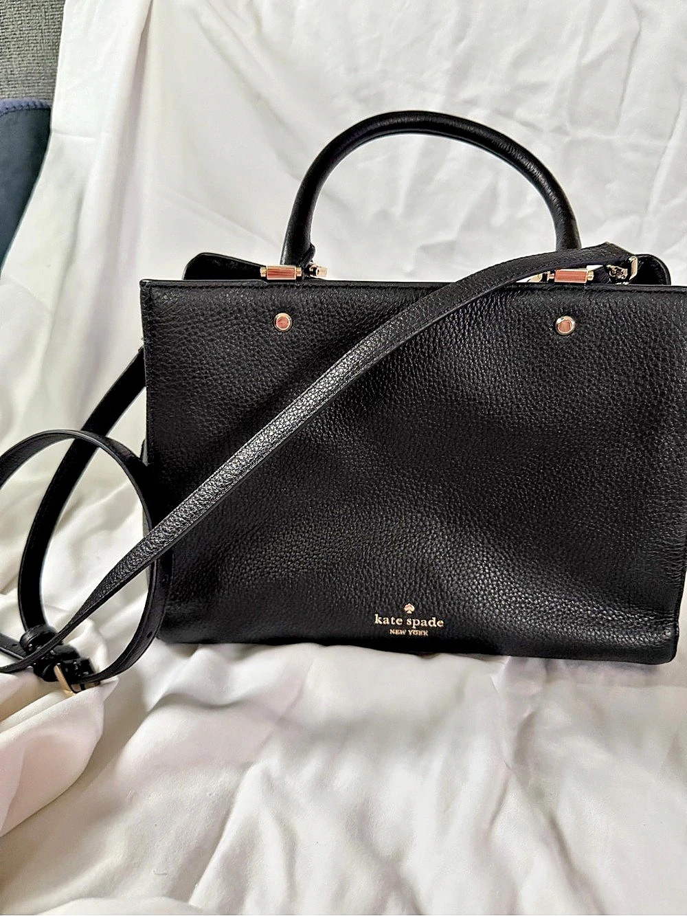 Kate Spade Black Satchel Like New